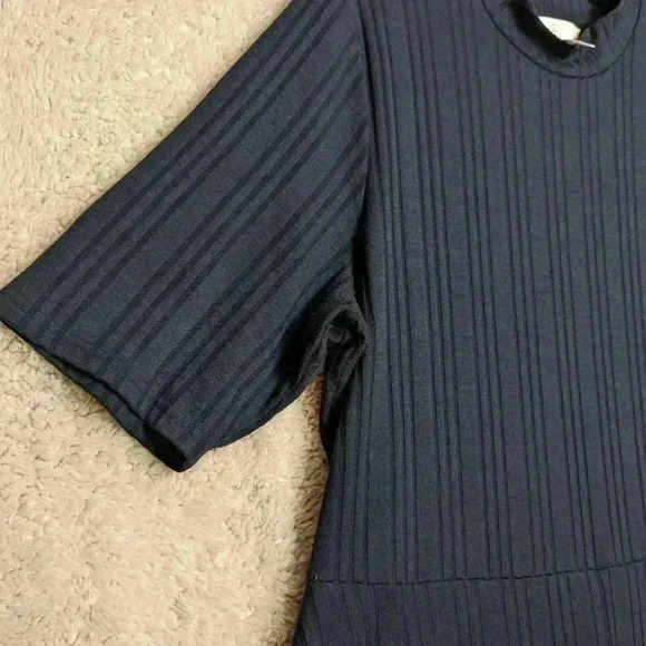 ADDITION ELLE Navy Blue maxi  Dress plus size 1X in great used condition! - Picture 3 of 5
